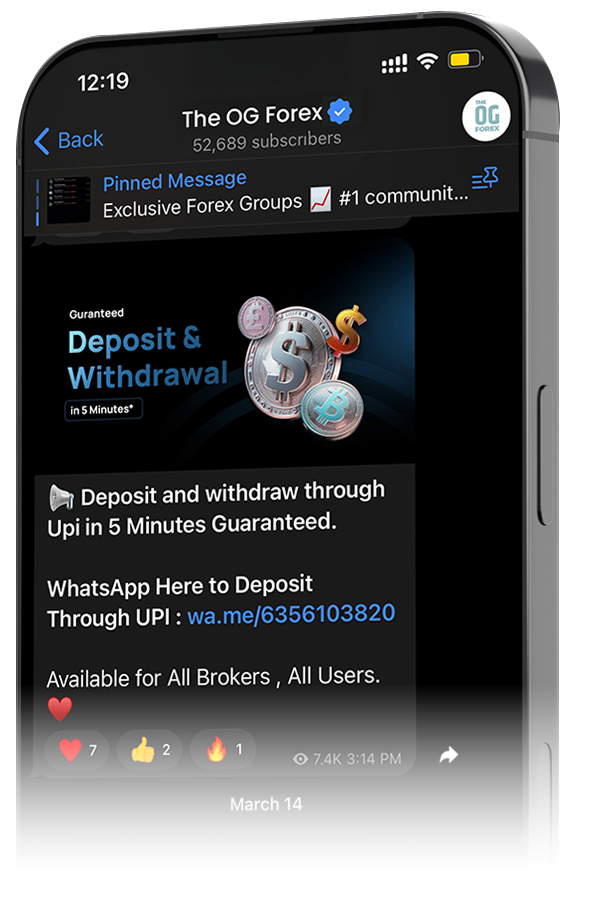 Instant <br /> Deposit & Withdrawal